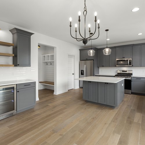 Kitchen Hardwood Flooring by Crown Flooring in Crown Point, IN