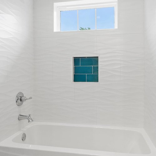 Modern Shower Tile in Crown Point, IN by Crown Flooring