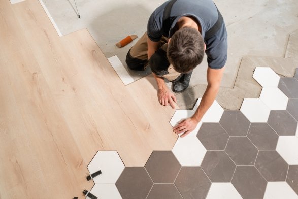 Flooring installation services in Crown Point