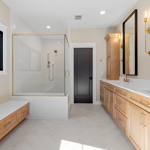 Modern Bathroom Flooring in Crown Point, IN by Crown Flooring